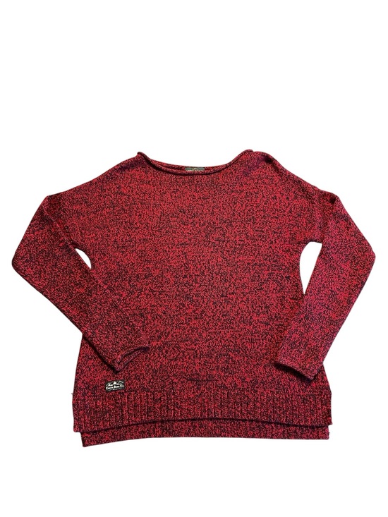Lauren Ralph Lauren Sweaters - Lauren Ralph Lauren Red Marled Scoop-Neck Sweater Size Small
